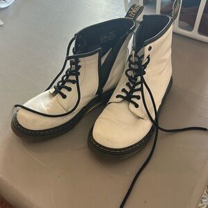 Doc Martens big girls size 4 white